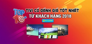 Top 10 Tivi có đánh giá tốt nhất từ khách hàng tại Kinh Nghiệm Hay năm 2018