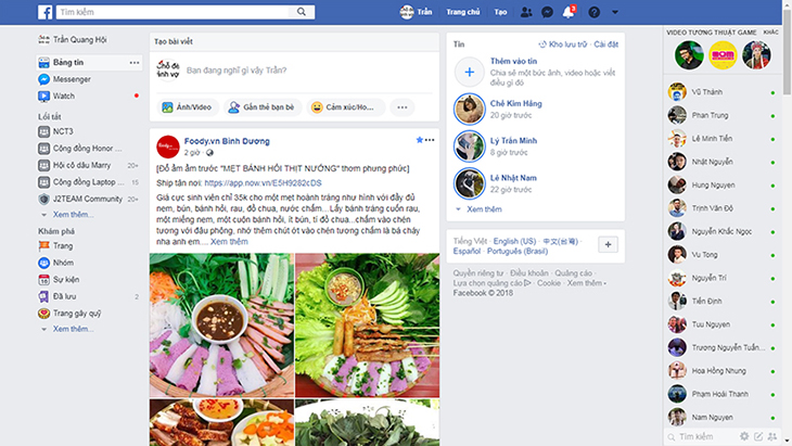 đặt biệt hiệu facebook