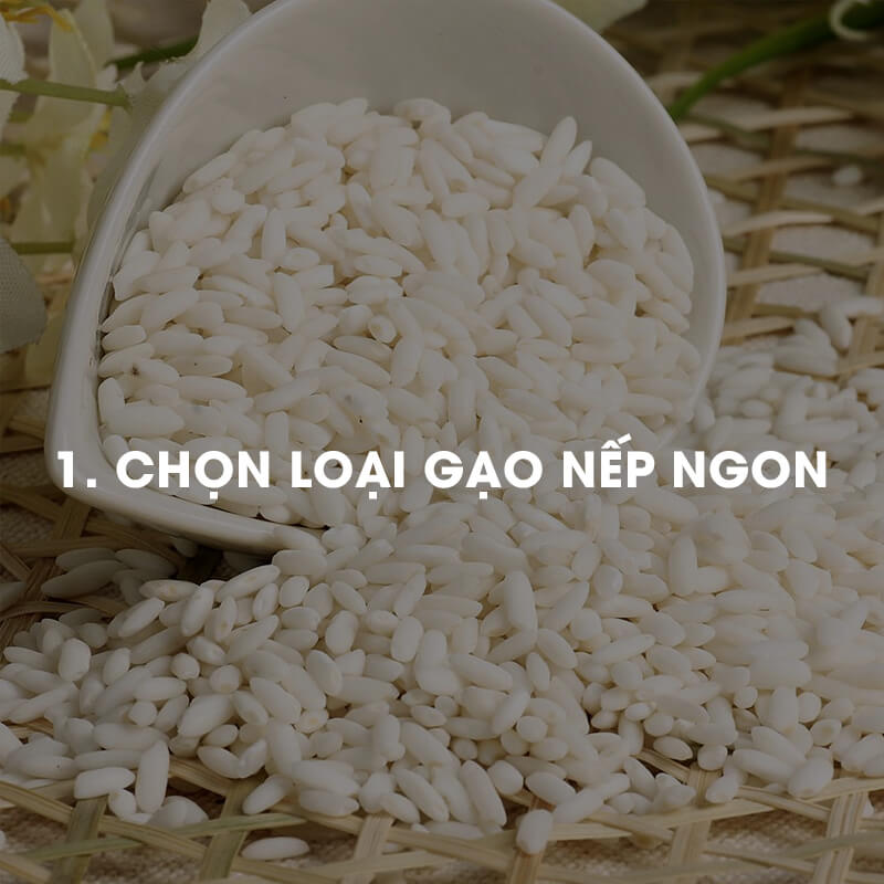 Choose good glutinous rice