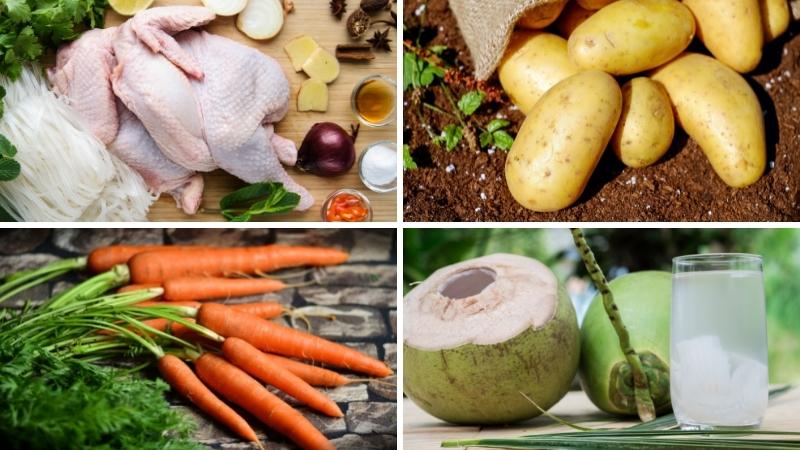 Nguyên liệu làm lagu gà