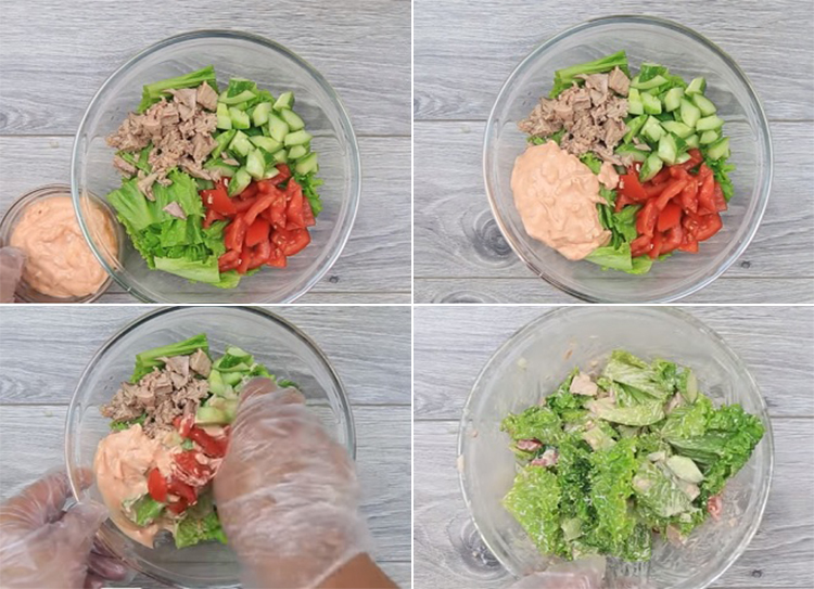 Cách trộn salad cá ngừ ngon bổ dưỡng trong 3 phút