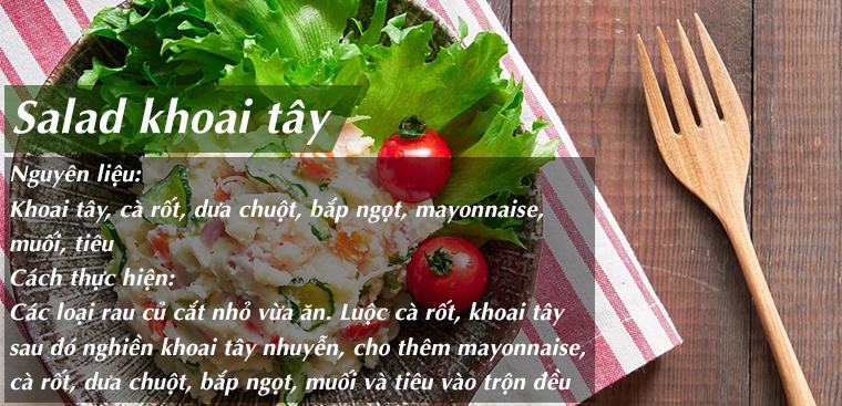 Salad khoai tây