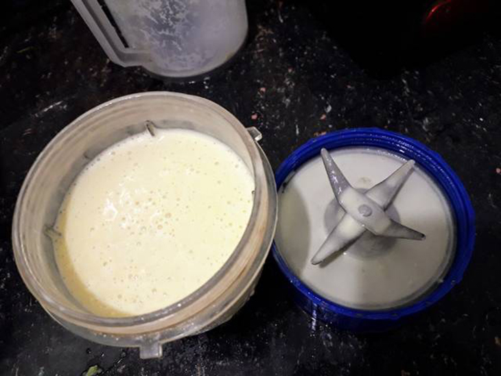 Cách làm sữa yến mạch khoai lang - Bước 2