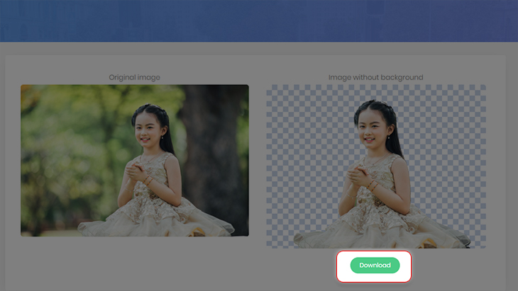 tải về ảnh vừa tách nền ảnh bằng remove