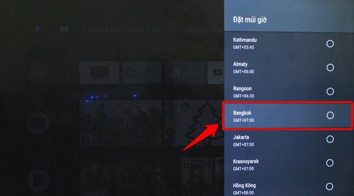 Cách cài đặt thời gian, múi giờ trên Android tivi Panasonic 2018