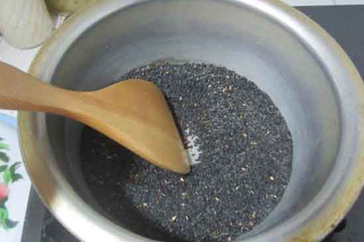 Bước 1 Sơ chế nguyên liệu Sữa đậu nành mè đen