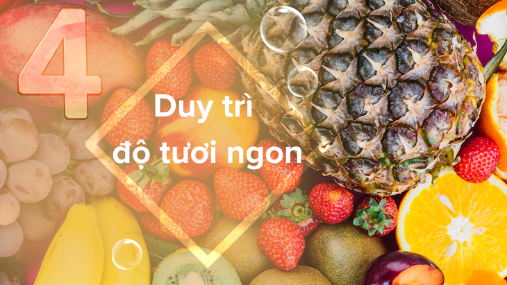 Duy trì độ tươi ngon