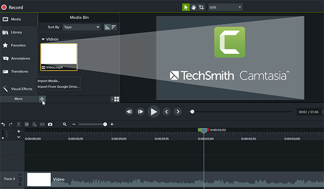 Phần mềm Camtasia Studio