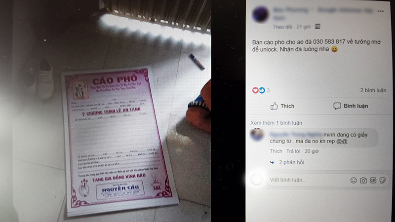 facebook cáo phó