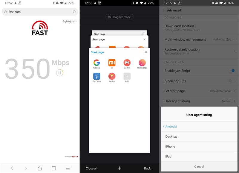 Xiaomi Mint, trình duyệt siêu nhẹ và siêu nhanh dành cho Android Xiaomi Mint, trình duyệt siêu nhẹ và siêu nhanh dành cho Android