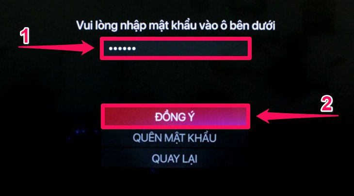 Nhập mật khẩu