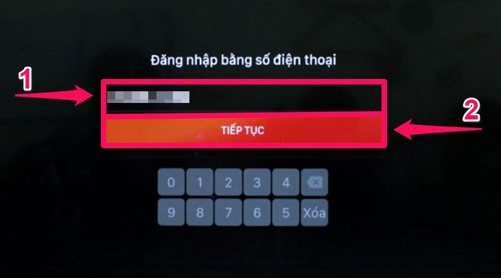 Nhập số điện thoại