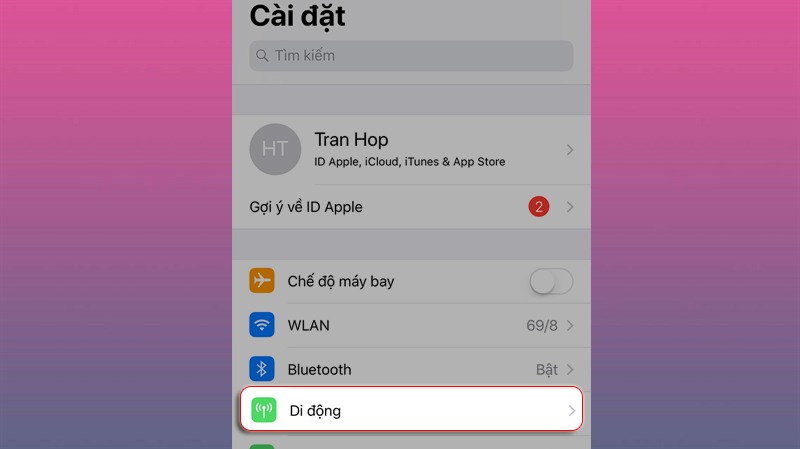 lỗi kết nối mạng iOS 12