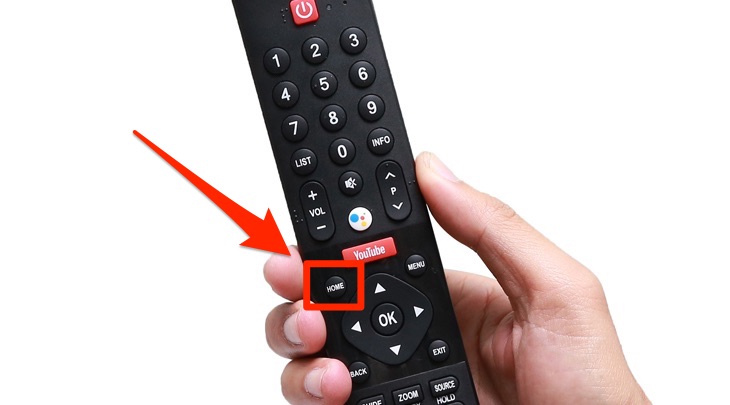 Remote điều khiển của tivi