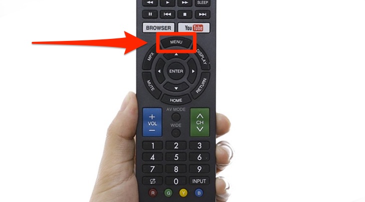 Cách phản chiếu hình ảnh từ điện thoại lên Smart tivi Sharp 2018 > Remote điều khiển của tivi Sharp