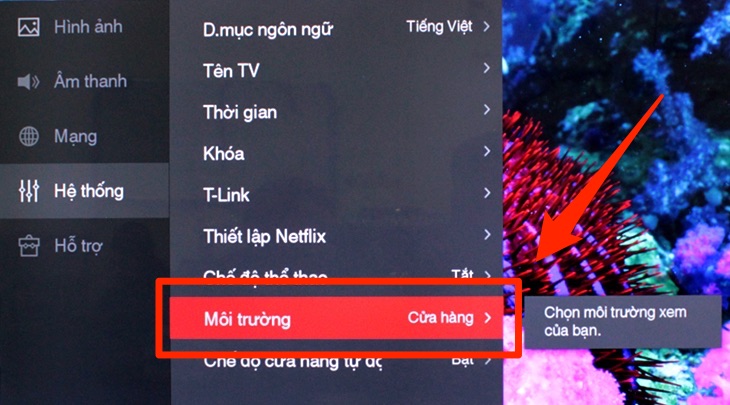 Cách tắt chế độ demo trên Smart tivi TCL 2018 chạy TV+ OS