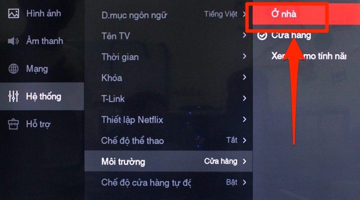 Cách tắt chế độ demo trên Smart tivi TCL 2018 chạy TV+ OS