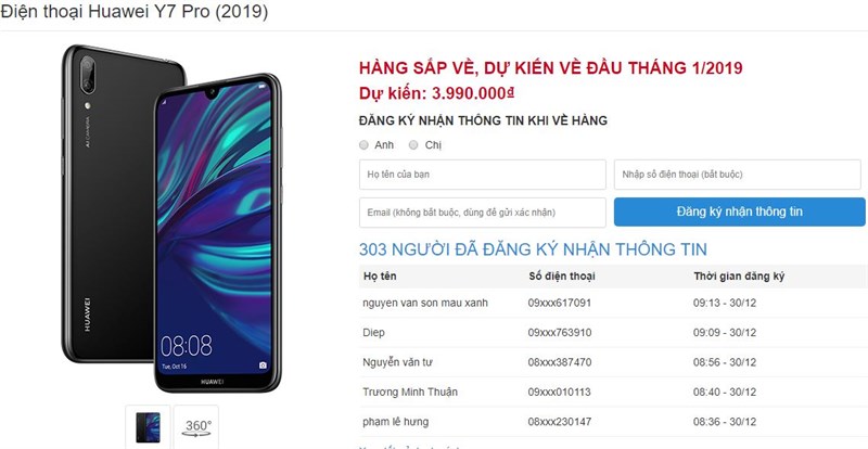 Huawei Y7 Pro (2019) thiết kế sang chảnh, camera kép lộ giá bán dự kiến cực tốt