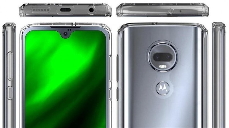 Moto G7 lộ diện đầy đủ thông qua bộ ốp lưng trong suốt