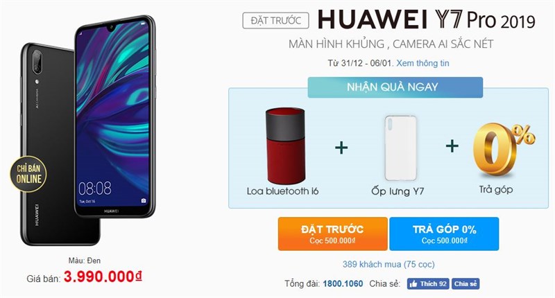 6 lý do vì sao nên mua Huawei Y7 Pro (2019) ngay và luôn!