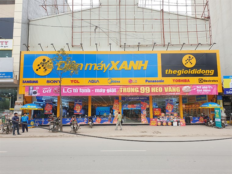 Sieu Thị điện May Xanh Vạn Phuc Ha đong Tp Ha Nội