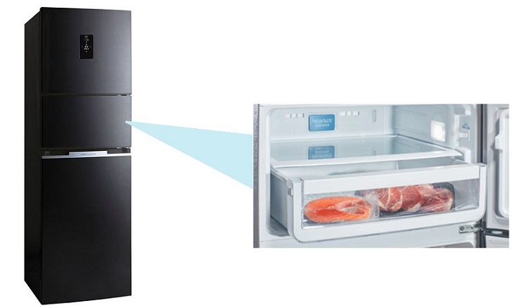 Chức năng cấp đông mềm trên tủ lạnh Electrolux có ngăn đa nhiệt độ Cách sử dụng ngăn cấp đông mềm trên tủ lạnh Electrolux > Chức năng cấp đông mềm trên tủ lạnh Electrolux có ngăn đa nhiệt độ