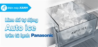 Làm đá tự động Auto Ice trên tủ lạnh Panasonic