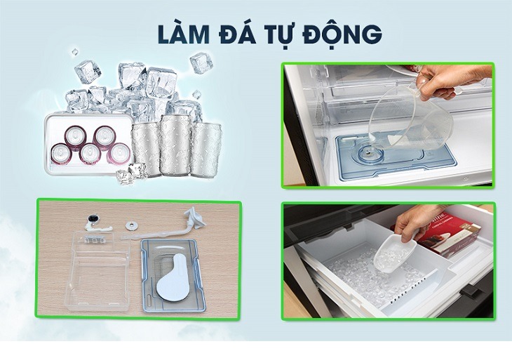 Làm đá trở nên dễ dàng hơn với tủ lạnh Hitachi