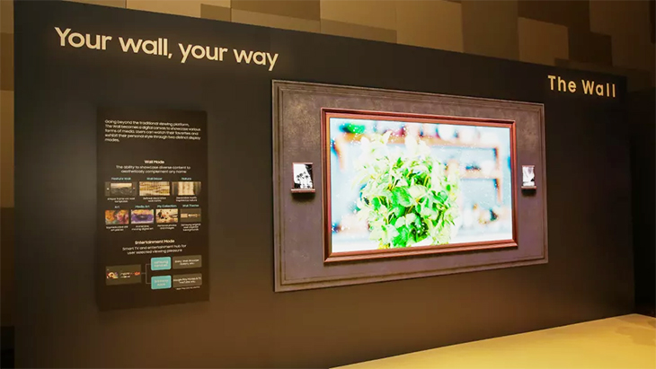 CES 2019 Samsung giới thiệu tivi 4K Micro LED thế hệ thứ 2 có thể tăng, giảm kích thước theo ý muốn > tivi micro led samsung