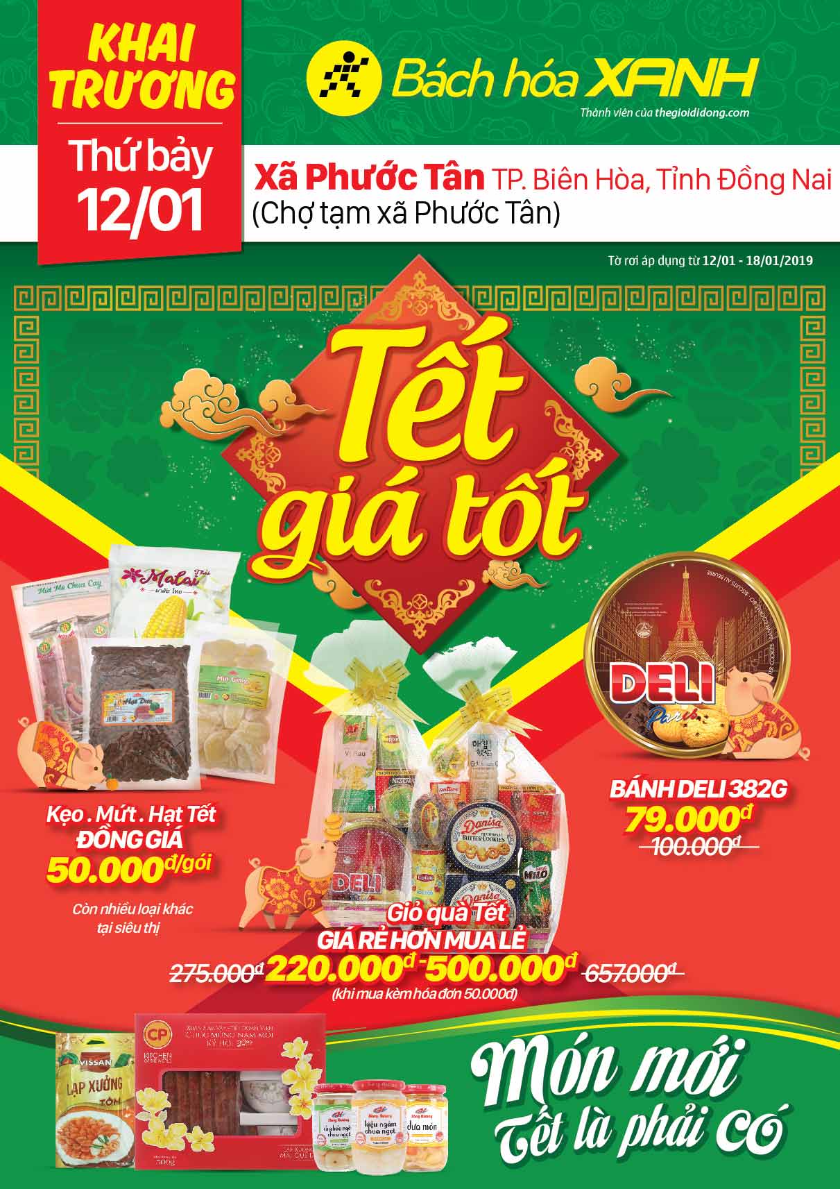 Siêu thị Bách hoá XANH 170 Đinh Quang Ân khai trương 12/01/2019