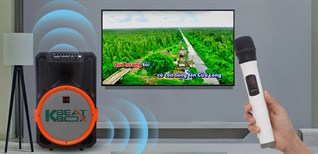 Cách kết nối micro với dàn karaoke di động ACNOS