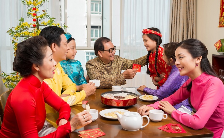 Chúc Tết ông bà, cha mẹ