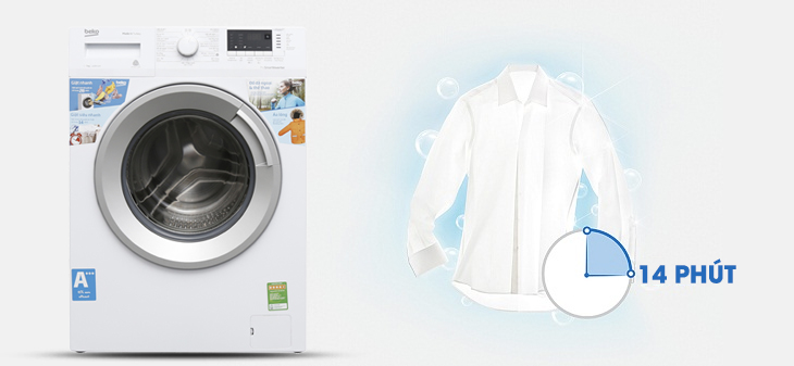 Giặt siêu tốc 14 phút