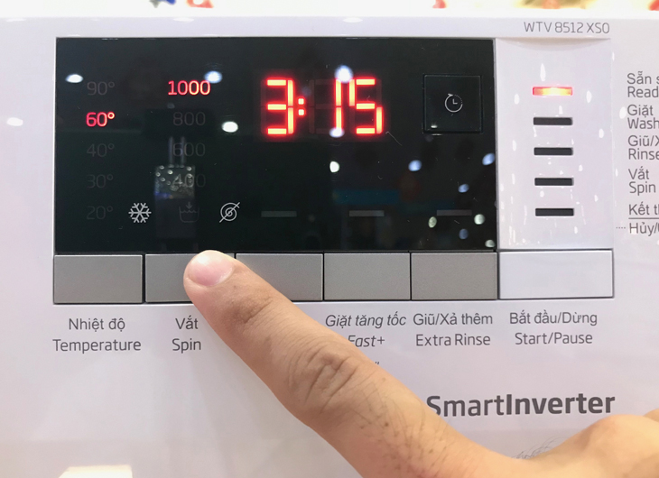 Tốc độ vắt từ 400 - 1000 vòng/phút