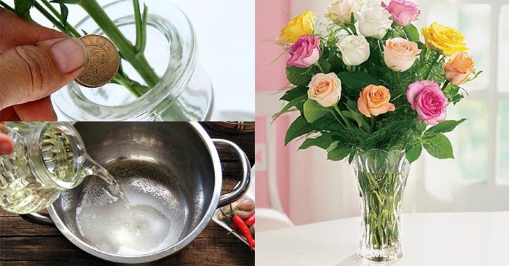 Add chemicals to the water to help the flowers stay fresh