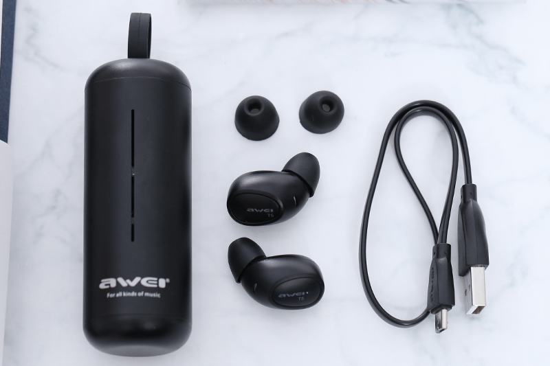 Tai nghe Bluetooth TWS Awei T5 sắp mở bán trên TGDĐ và ĐMX, giá hấp dẫn - ảnh 2 Tai nghe Bluetooth TWS Awei T5 sắp mở bán trên TGDĐ và ĐMX, giá hấp dẫn - ảnh 2