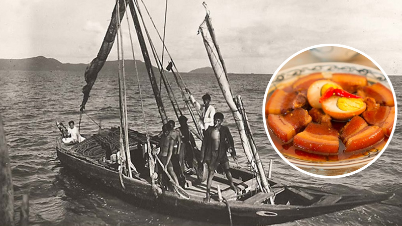 Ngư dân nấu thịt kho tàu để ăn được nhiều ngày