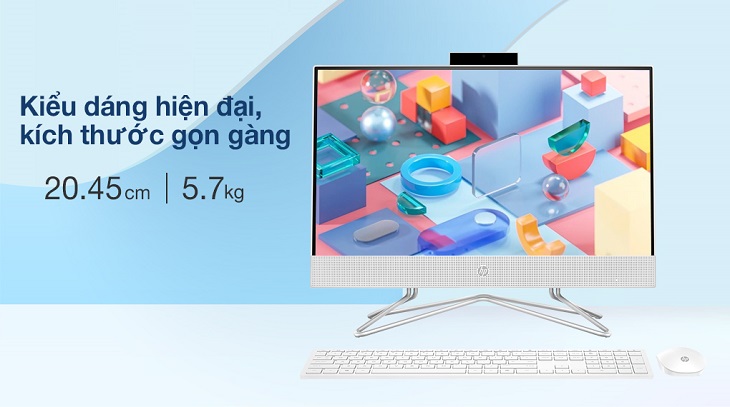 Máy tính bộ HP của nước nào? Có tốt không? Có nên mua không? > Thiết kế tinh tế, màn hình lớn, viền mỏng