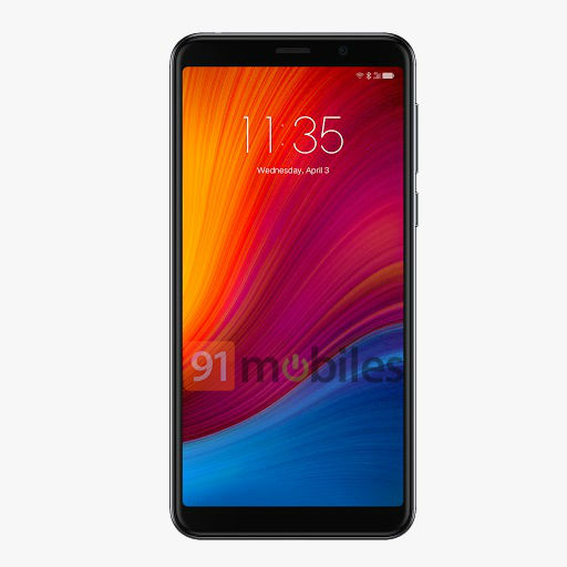 Ảnh render của Lenovo A5s