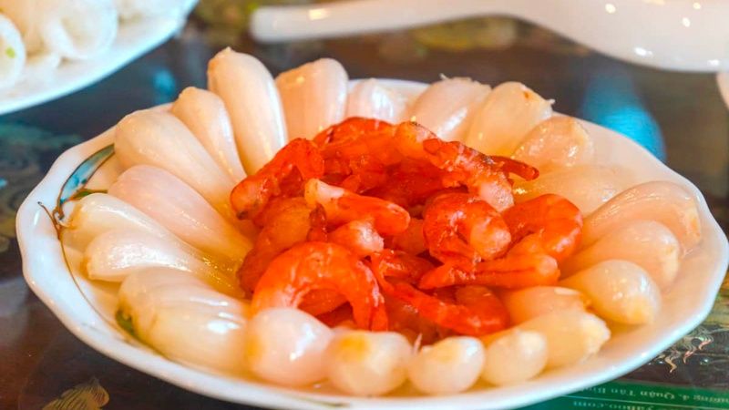 Tôm khô củ kiệu Tôm khô củ kiệu