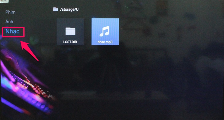 Cách xem phim, nhạc, ảnh trong USB trên Android tivi Skyworth 2018