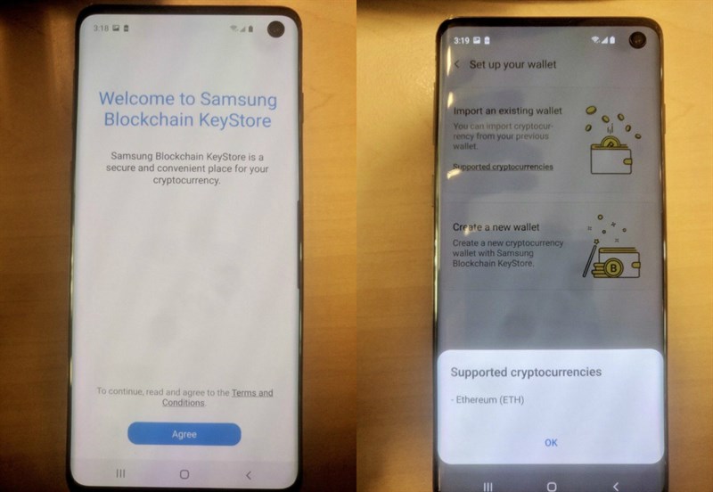 Galaxy S10 lộ ảnh thực tế cho thấy máy sẽ hỗ trợ lưu trữ blockchain Galaxy S10 lộ ảnh thực tế cho thấy máy sẽ hỗ trợ lưu trữ blockchain
