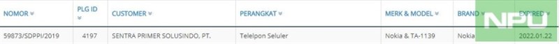 Smartphone bị nghi là Nokia 6.2 vừa đạt chứng nhận tại Indonesia