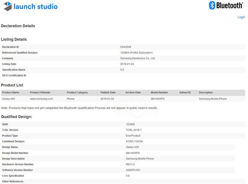 Galaxy A50 đạt chứng nhận quan trọng trước ngày ra mắt