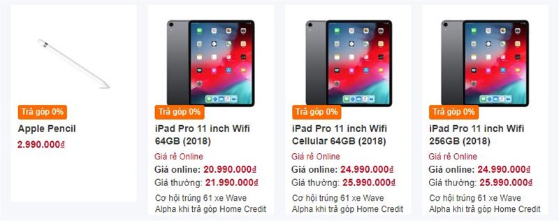 Hàng loạt mẫu iPad đang được giảm giá 1 triệu đồng tại Thế Giới Di Động