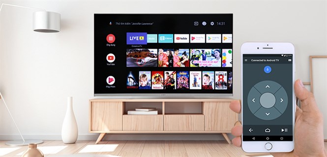 Cách điều khiển Android tivi Skyworth bằng điện thoại