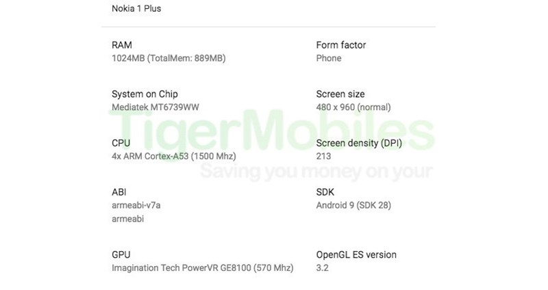 Nokia 1 Plus lộ ảnh render kèm cấu hình đầy đủ Nokia 1 Plus lộ ảnh render kèm cấu hình đầy đủ