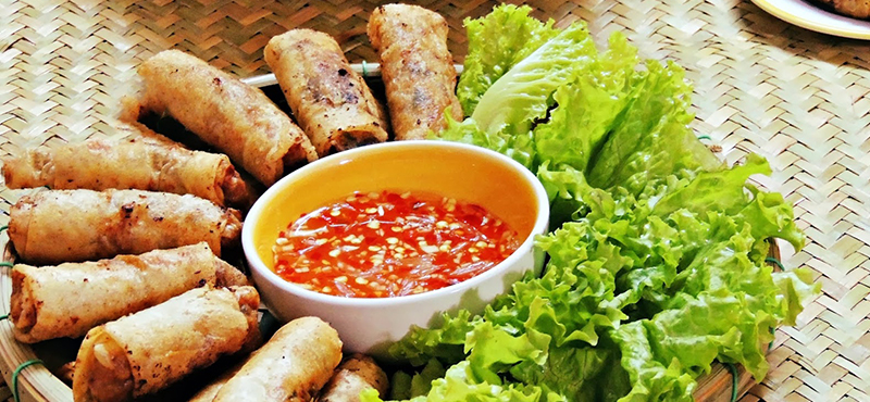 Fried spring rolls