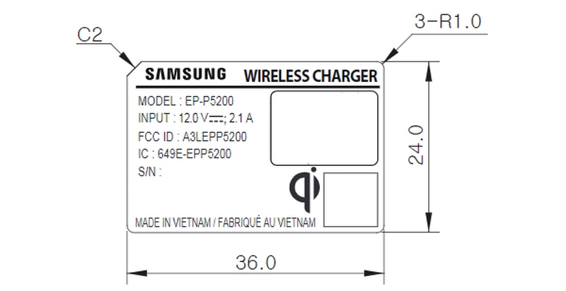 Sạc không dây 15W dành cho Galaxy S10 đạt chứng nhận tại FCC