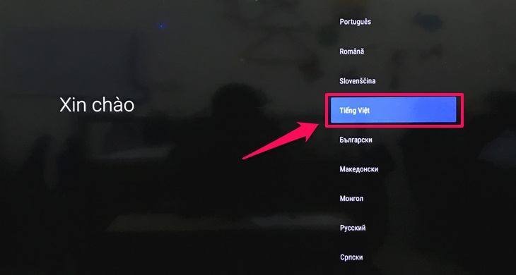 Các bước thiết lập đầu tiên khi sử dụng Android tivi Skyworth 2018